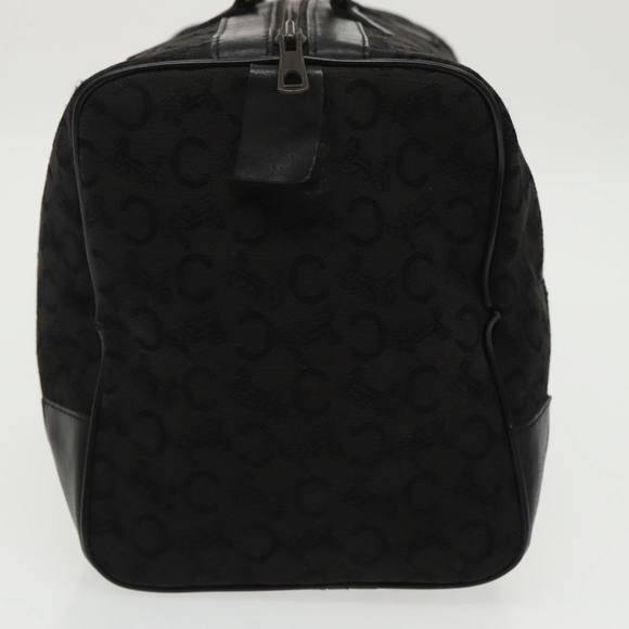 CELINE C Sulky Boston Bag Canvas Leather Black Silver Auth bs19762 - Picture 4 of 16